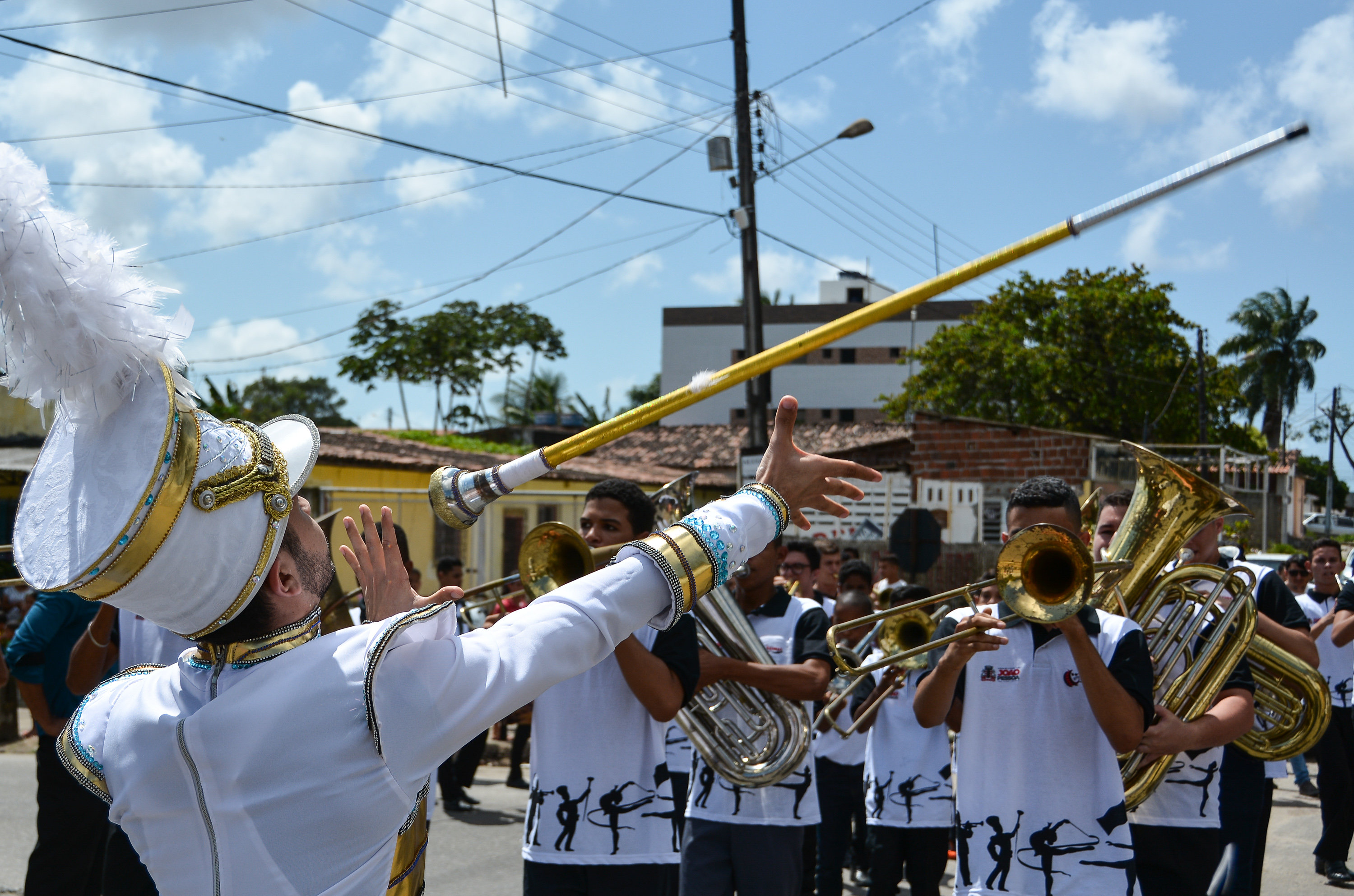 Educação de João Pessoa abre o desfile da Semana da Pátria pelo bairro Vieira Diniz