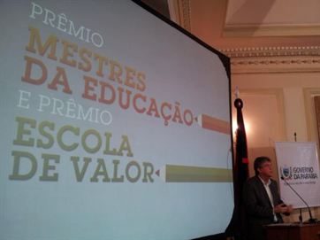 Homologadas inscrições de professores e escolas nos prêmios Mestres da Educação e Escola de Valor na PB