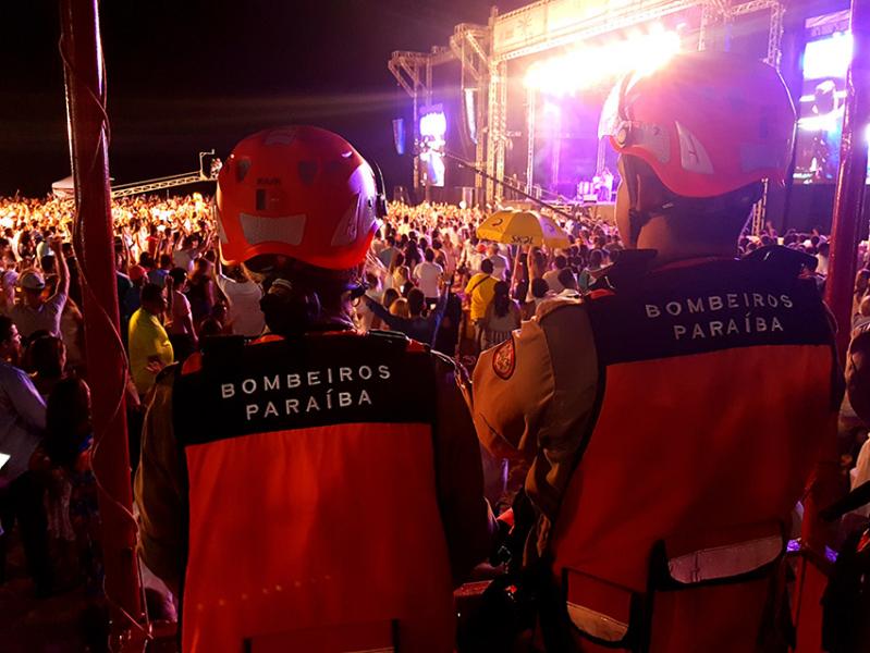 Corpo de Bombeiros registra 257 intervenções durante o Réveillon em João Pessoa e Cabedelo