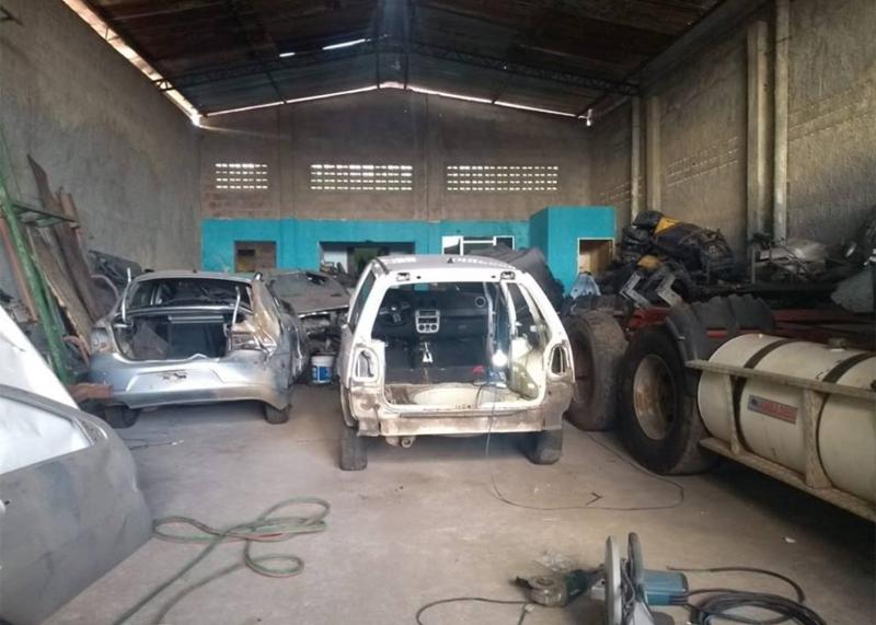 Polícia desarticula esquema de desmanche de veículos automotores no Jardim Planalto