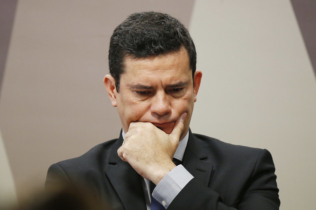 Brasilia 19/06/2019  Foto: Adriano Machado/CrusoerMinistro Sergio Moro durante audiencia CCJ Senado