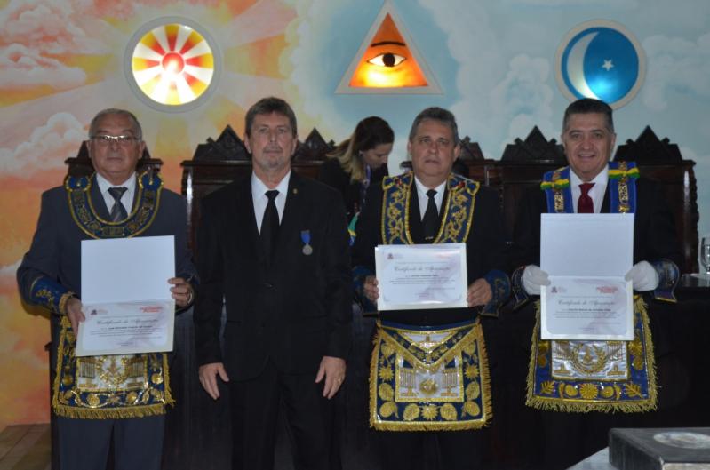 HONRARIA: Câmara Municipal de João Pessoa homenageia Grão Mestre da Maçonaria paraibana