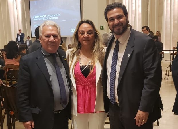 Em Brasília, Deputada Doutora Paula e o prefeito de Cajazeiras, José Aldemir, participam de evento em prol da retomada do emprego