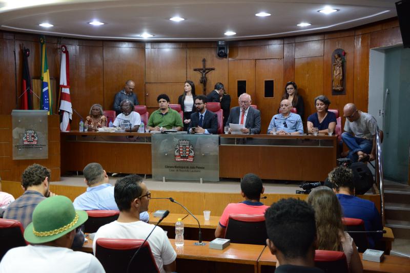 Projeto de Lei que reestrutura Fundo Municipal de Cultura é discutido em sessão especial na CMJP