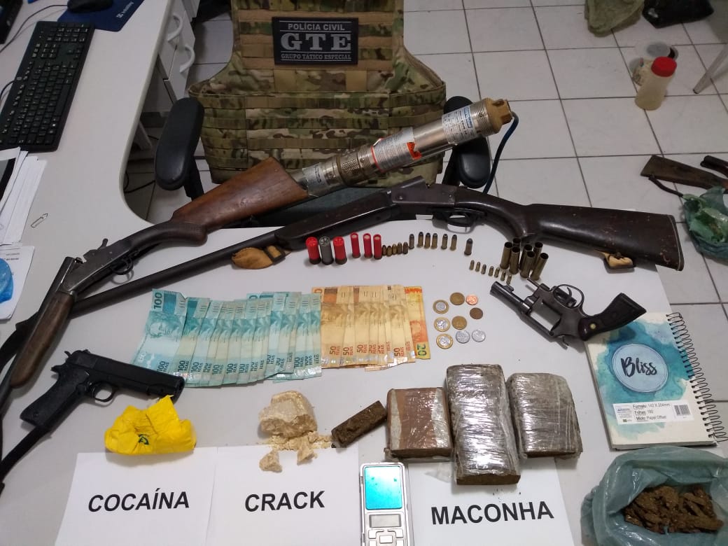 PC prende "Preá" acusado por tráfico de drogas, armas e munições em São José de Lagoa Tapada