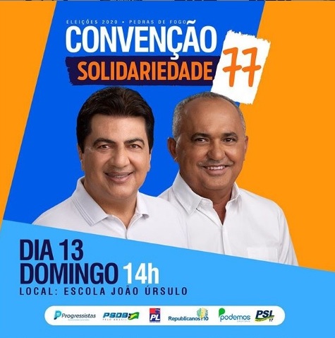 Solidariedade homologa candidatura de Manoel Junior a prefeito de Pedras de Fogo, neste domingo