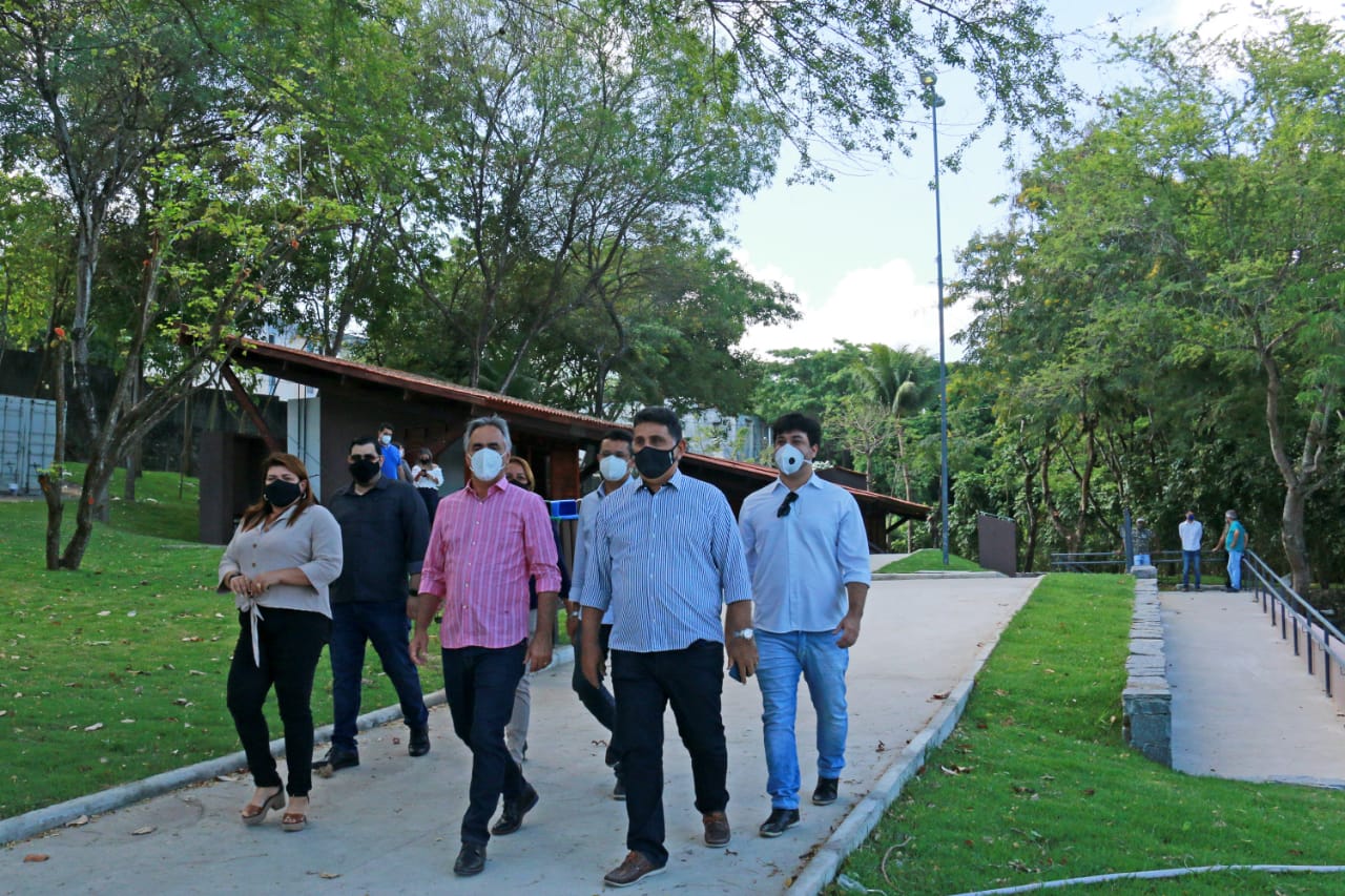 Prefeito Luciano entrega obra de requalificação no Bosque do Lago da Bica com mais opções de lazer no Parque Zoobotânico