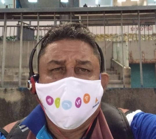 Radialista Gláucio Lima da rádio Tabajara testa positivo para Covid e é internado no Hospital Metropolitano