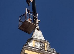 Torre da Igreja São Frei Pedro Gonçalves passa por restauração com auxílio da Prefeitura de João Pessoa