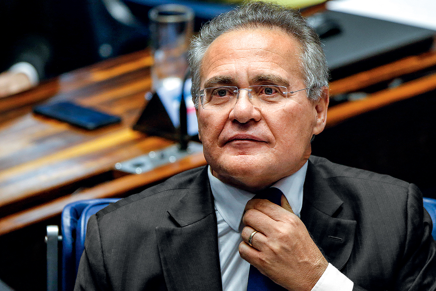 Revista Veja
Matéria: Posse dos novos Senadores
Personagem: Renan Calheiros, senador
Foto: Cristiano Mariz
Data: 01/02/2019
Local: Senado Federal - Brasília - DF