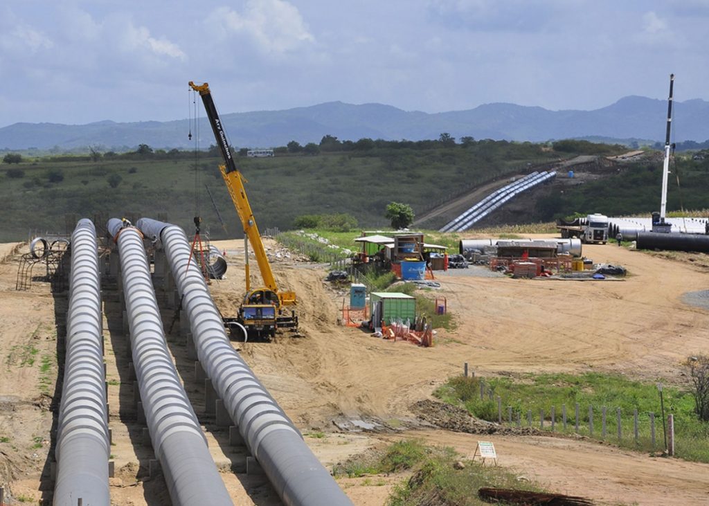 ÁGUA: Governo Federal libera mais R$ 47,3 milhões para continuidade de obras da Vertente Litorânea da Paraíba