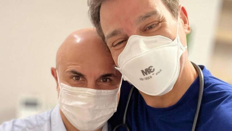 Em tratamento de câncer, apresentador do SBT Celso Portiolli faz agradecimento ao médico Fernando Maluf