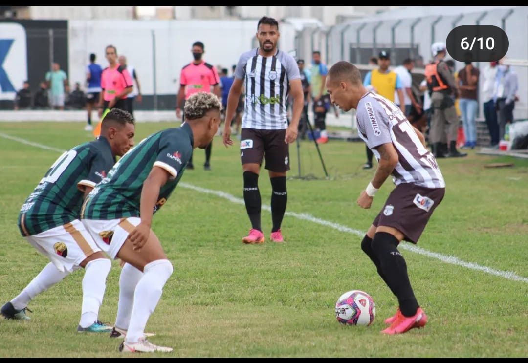 Em jogo que teve até disparos de tiros, Treze e Nacional de Patos empatam no Presidente Vargas