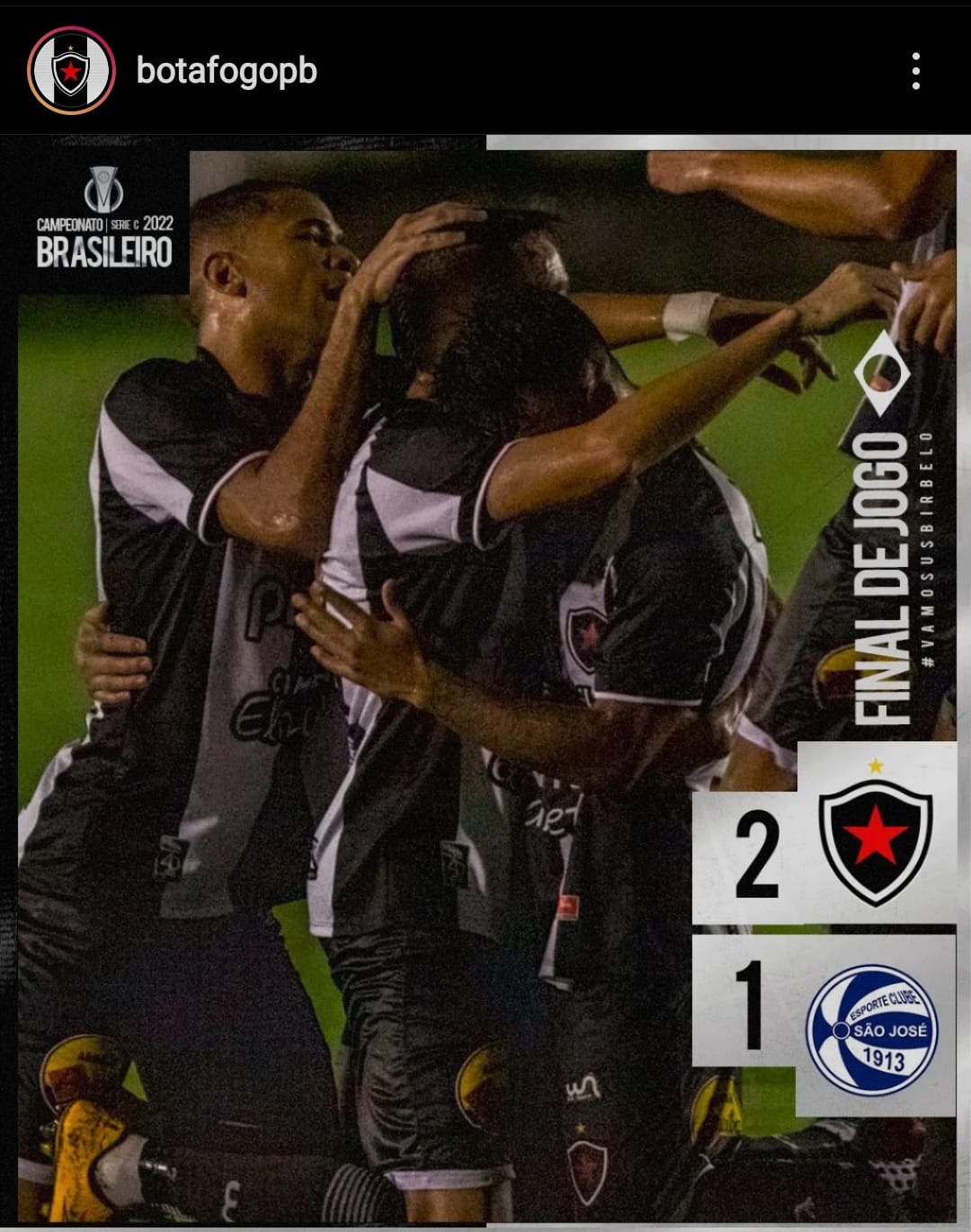 Botafogo (PB) estreia com vitória contra o São José (RS) na primeira rodada do brasileirão da série C