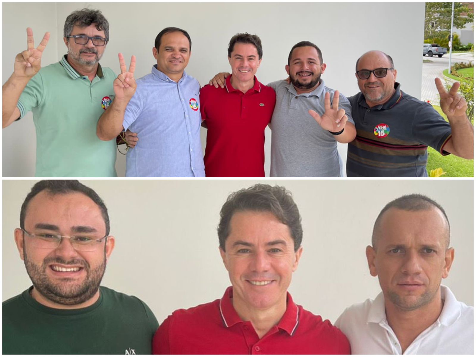 Vereadores do PSDB de Pombal e lideranças políticas de Olho D'água anunciam apoio à candidatura de Veneziano Vital