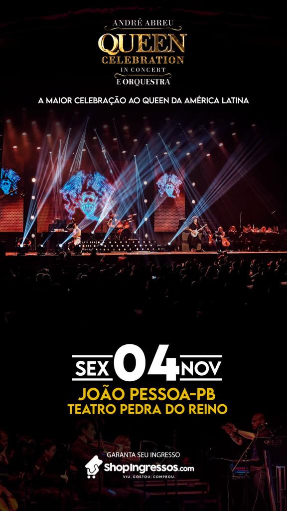 ‘Queen Celebration In Concert’ chega a João Pessoa na sexta, 04 de novembro