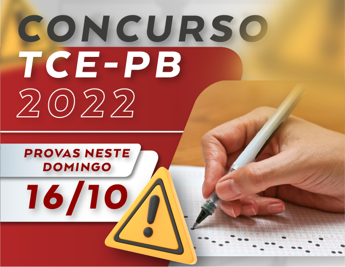 Com salário de até R$ 33,6 mil, concurso TCE-PB será realizado neste domingo; consulte locais da prova