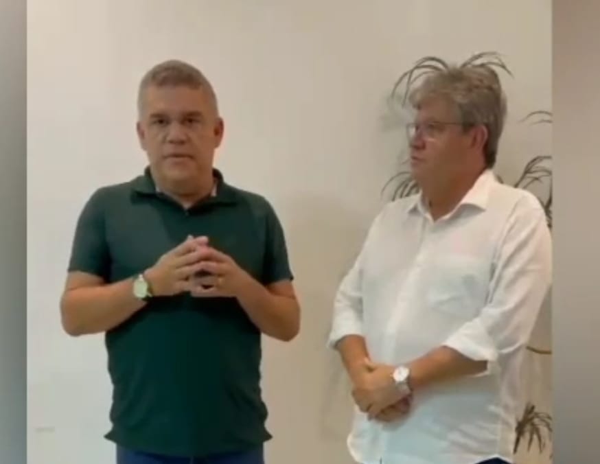 Eleitor de Veneziano no 1º turno, prefeito de Diamante, Hermes Filho anuncia apoio à candidatura de João Azevêdo