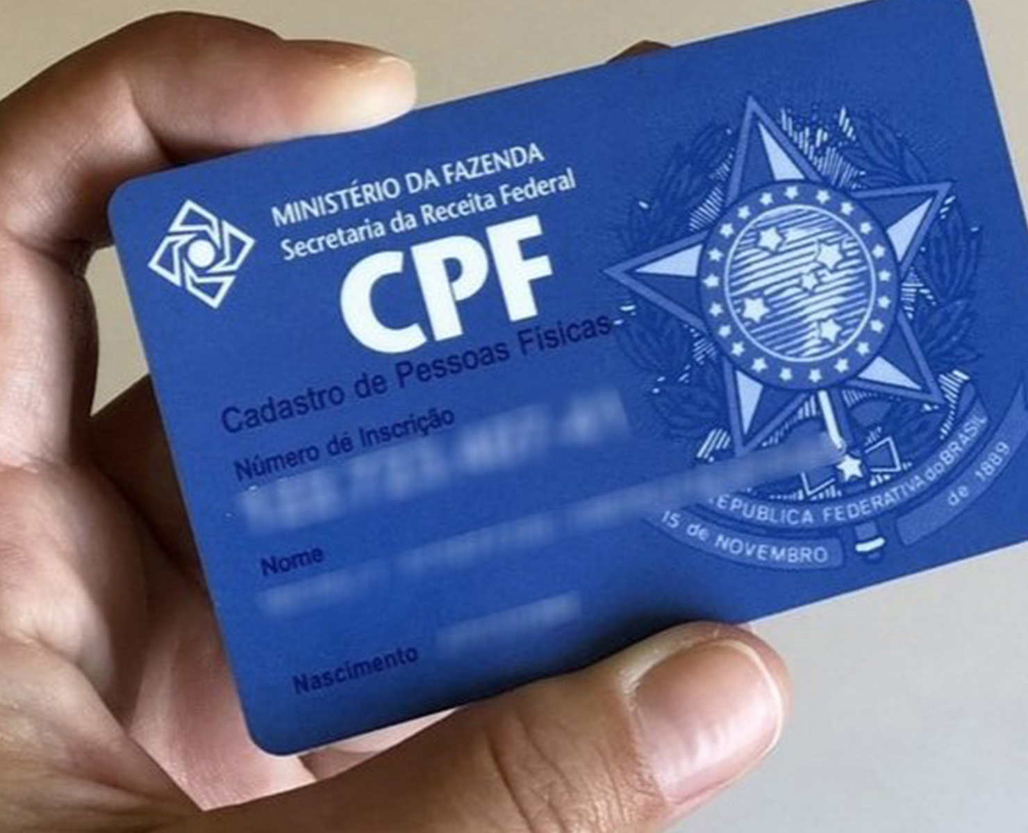 CPF passa a ser número único de identificação aos serviços públicos, define nova lei