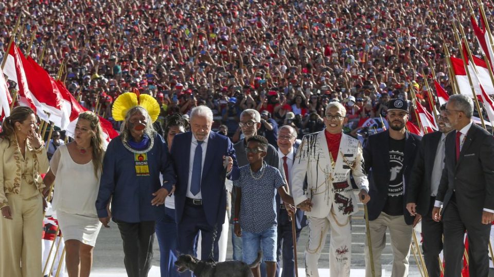 Cerimônia de posse do presidente da República, Luiz Inácio Lula da Silva no Palácio do Planalto