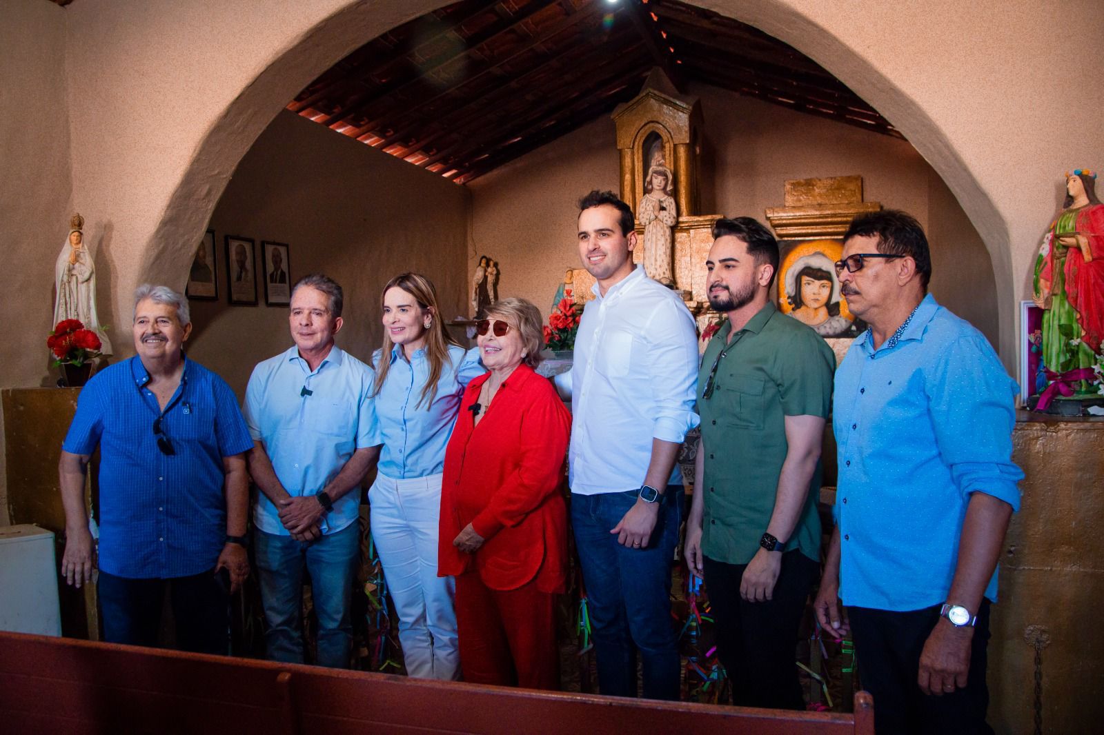 Deputada Francisca Motta participa com o governador Lucas Ribeiro da inauguração das obras de revitalização do santuário Cruz da Menina em Patos