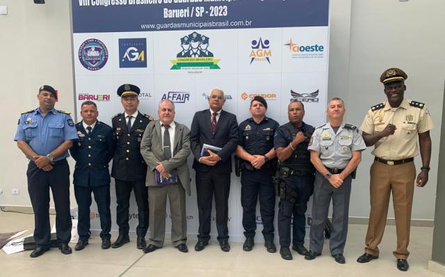 Guarda Civil de Patos participa do VIII Congresso de Guardas Municipais e Segurança Pública em Barueri-SP