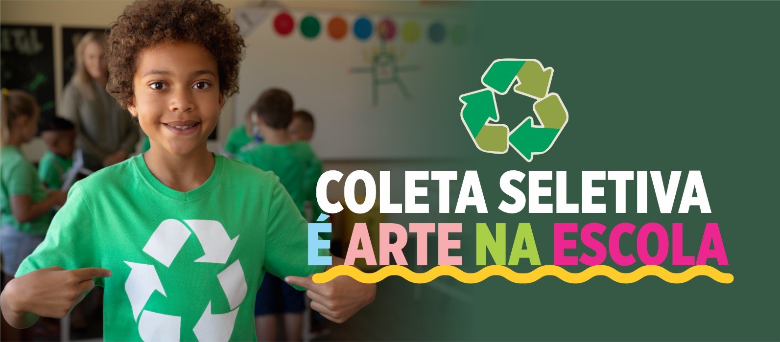 Reutilização dos resíduos: Emlur e Sedec lançam programa ‘Coleta seletiva é Arte na escola’, nesta quarta-feira