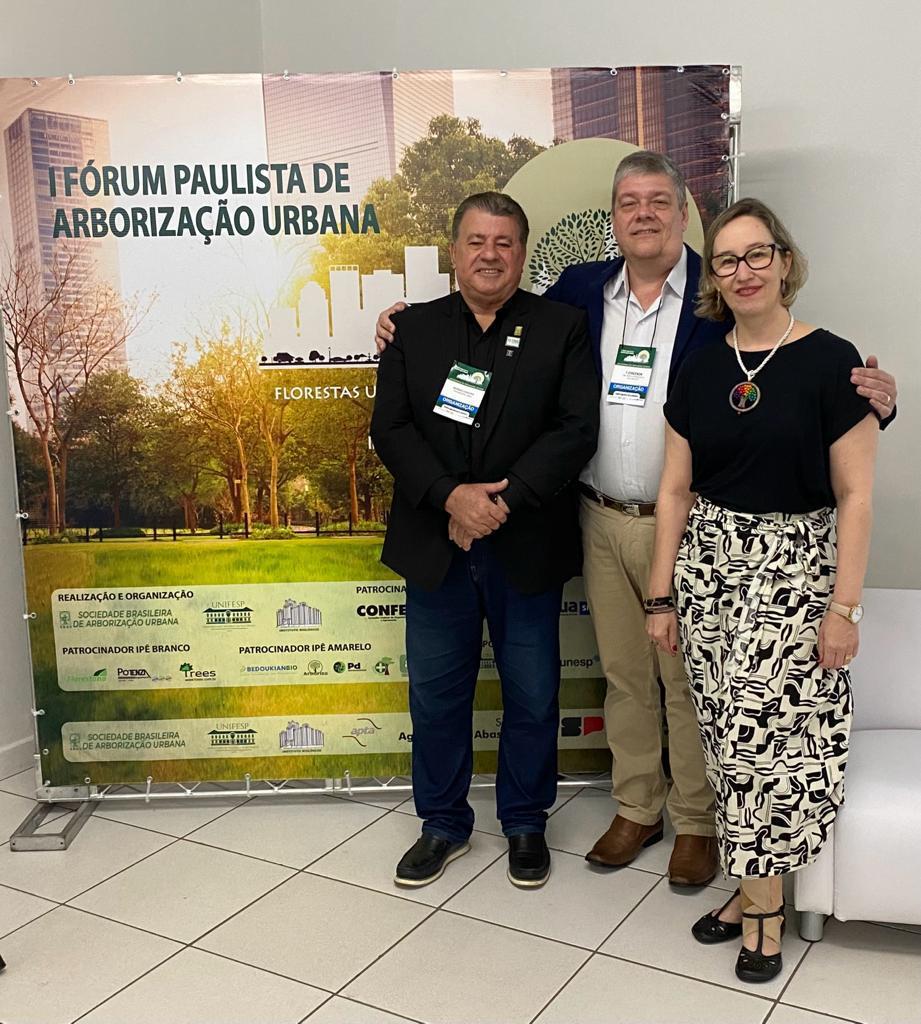 Presidente da SBAU, Sérgio Chaves participa do I Forum Paulista de Arborização Urbana em São Paulo