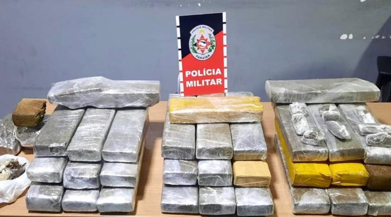 Polícia Militar da Paraíba apreende 30 kg de entorpecentes no início de feriadão de Finados