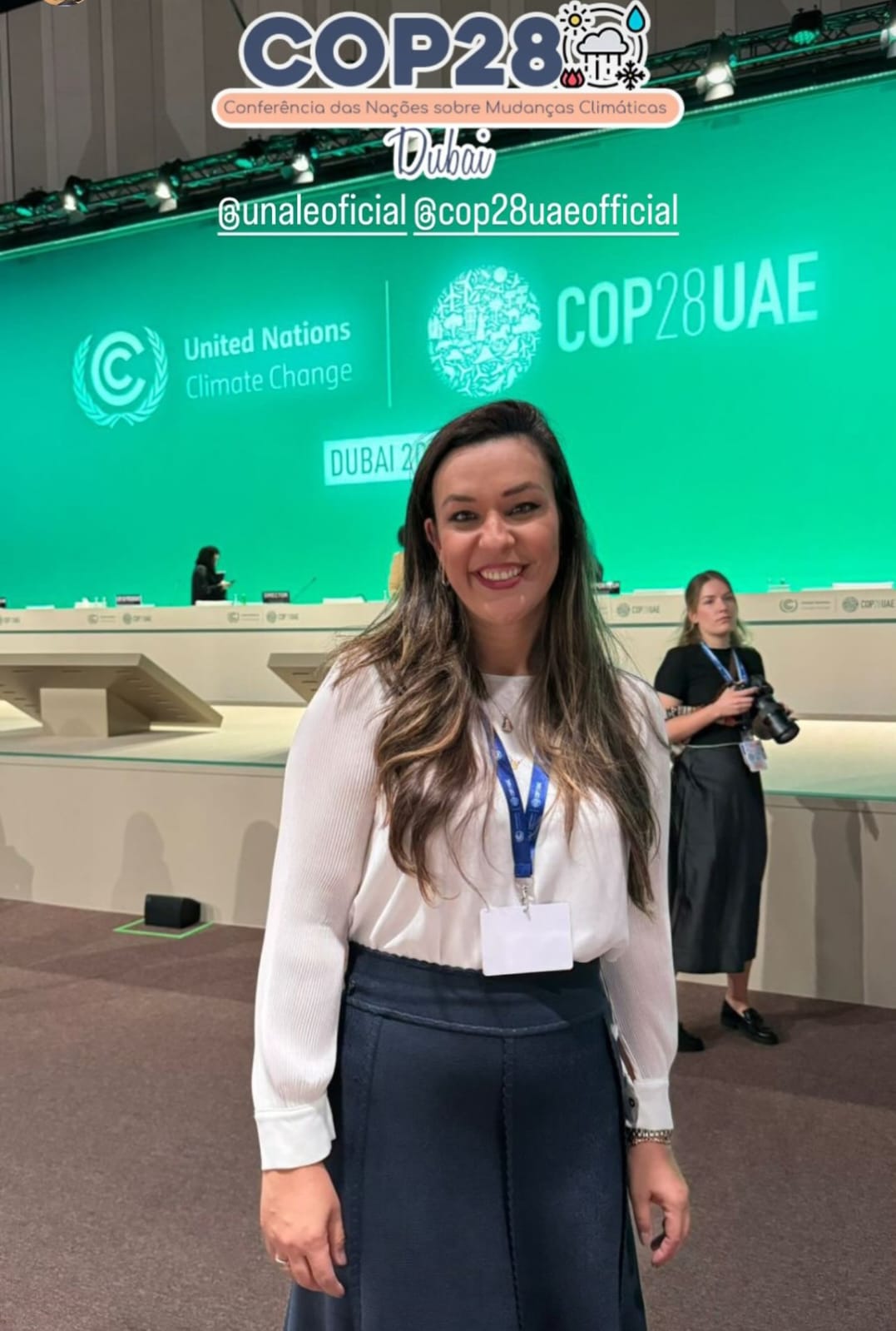 Deputada Camila participa em Dubai da COP 28 como representante da Unale e Assembleia Legislativa da Paraíba