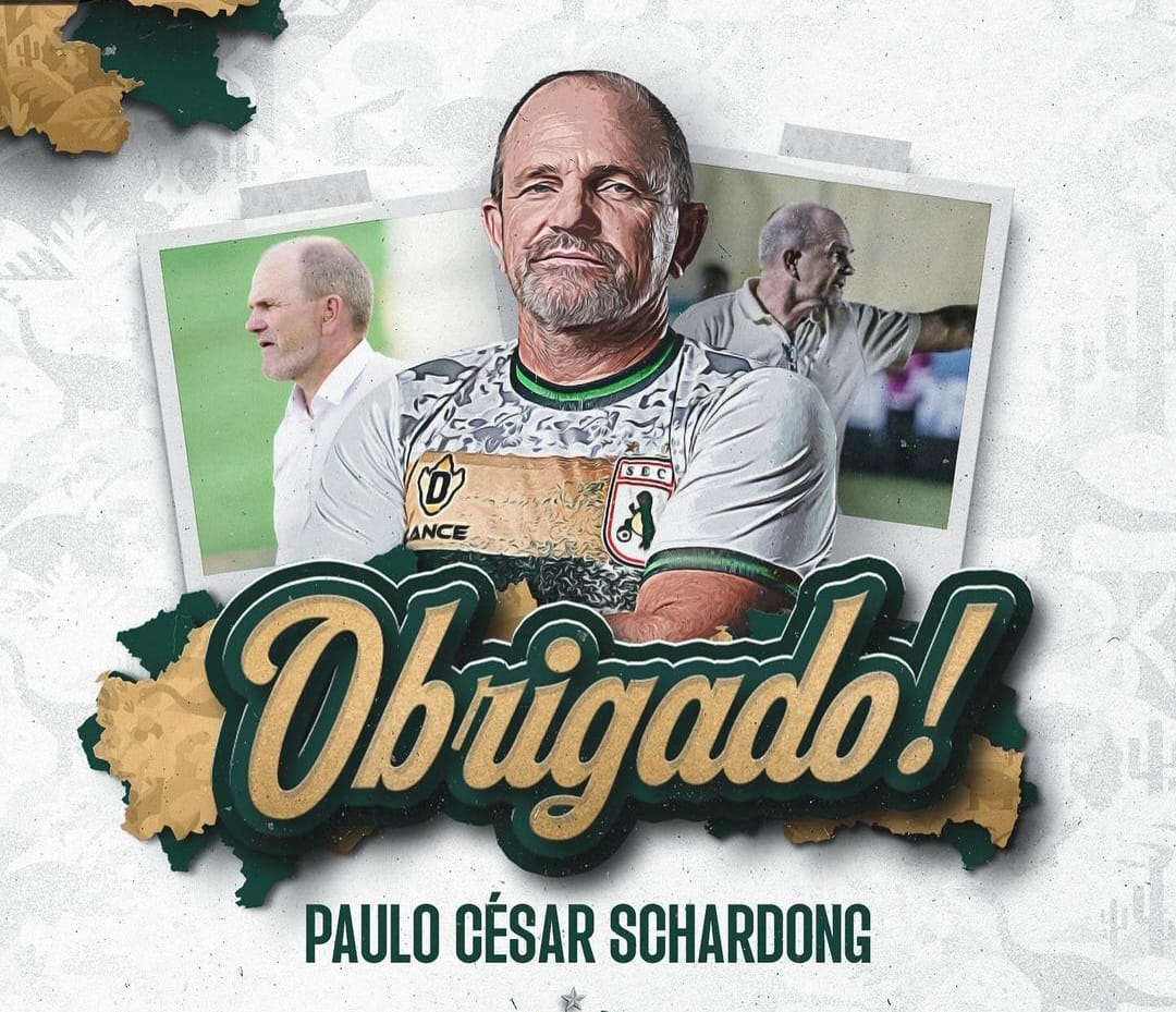 Surpresa: Técnico Paulo Schardong repete 2021 e anuncia saída do Sousa