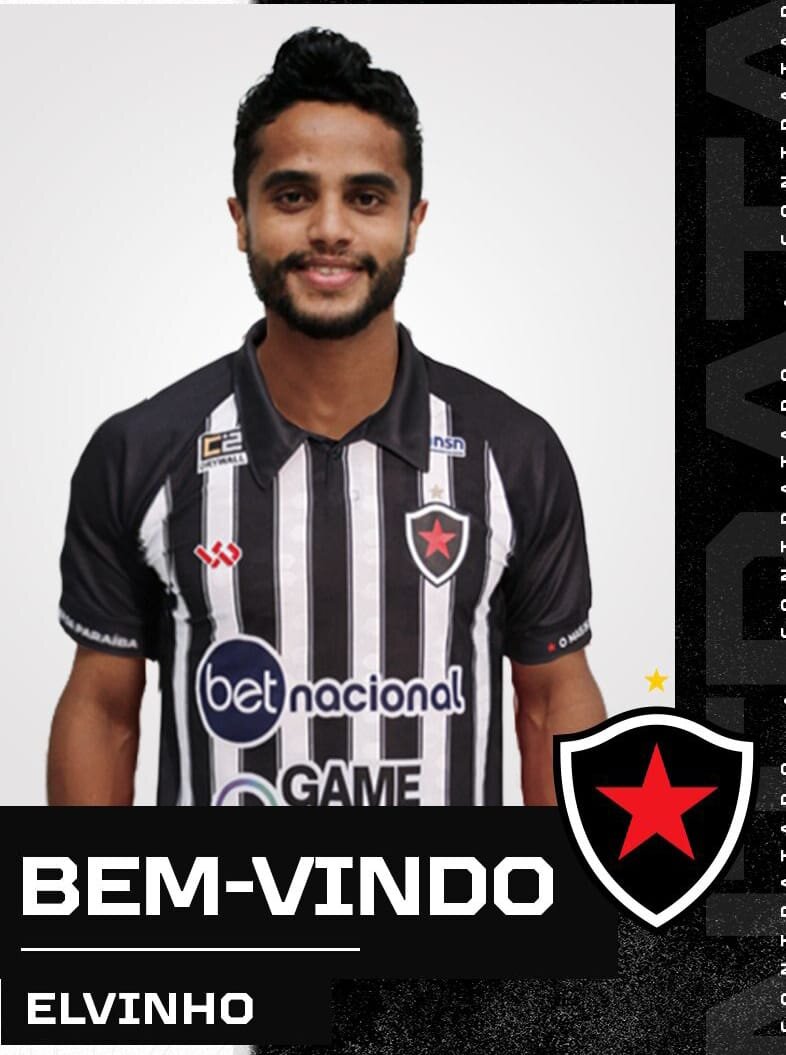 Diretoria do Botafogo-PB confirma contratação do meia-atacante Elvinho