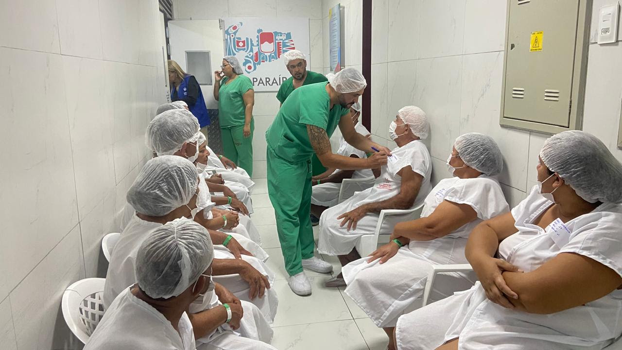 Mutirão: Opera Paraíba realiza 200 cirurgias oftalmológicas no Hospital de Trauma de João Pessoa