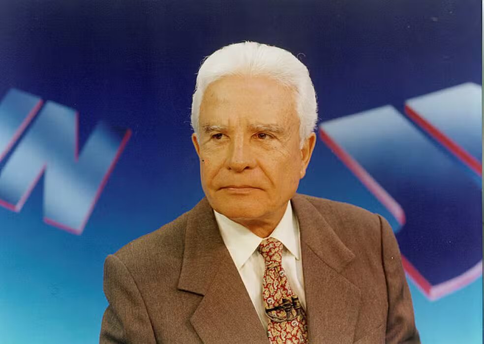 Insuficiência renal crônica: Morre aos 97 anos o jornalista e ex-apresentador do Jornal Nacional da TV Globo, Cid Moreira