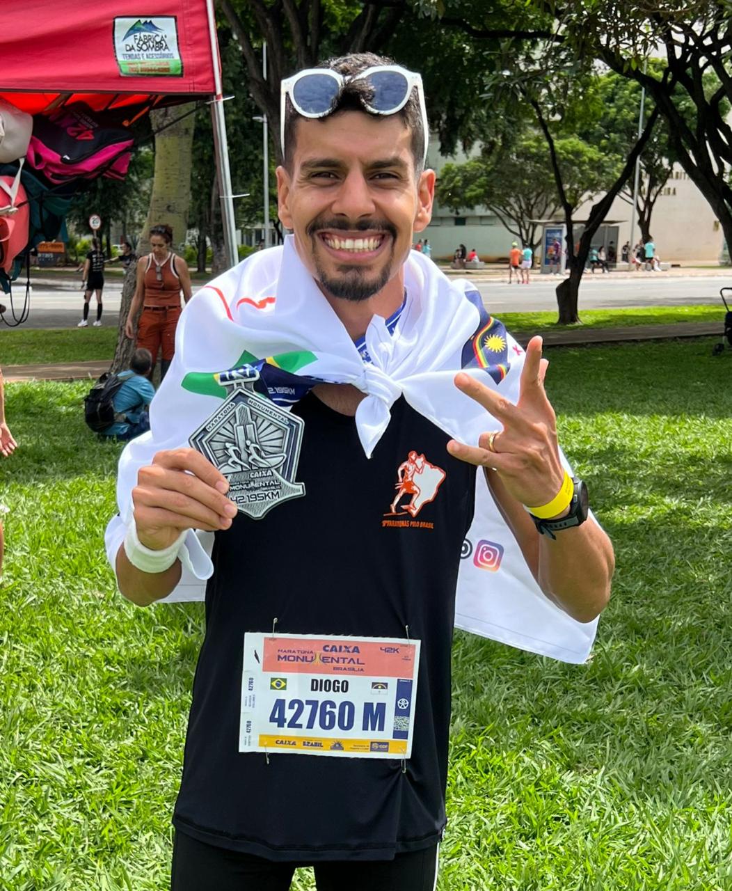 Maratonista Diogo Barbosa lança projeto de correr uma maratona em cada estado do Brasil